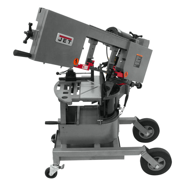 JET HVBS-10 1-Hp 115V Self-Propelled Dual Mitering Portable Bandsaw