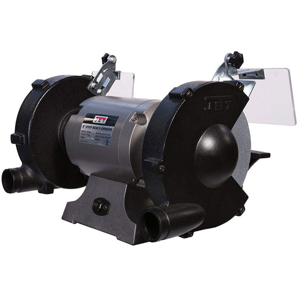 JET 577128 JBG-8W 115V 1 HP 8" Bench Grinder w/ Wire Wheel