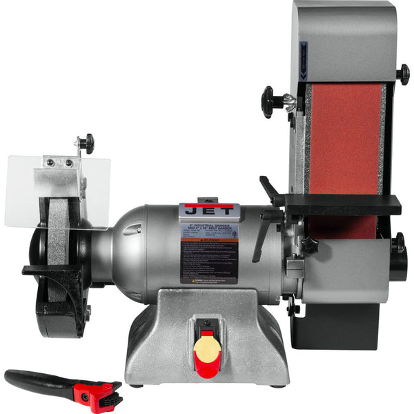 Jet 578436 IBGB-436 115/230V 8 Inch Industrial Grinder 4 x 36 Inch Belt Sander