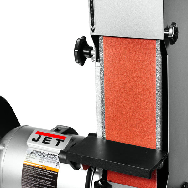 Jet 578436 IBGB-436 115/230V 8 Inch Industrial Grinder 4 x 36 Inch Belt Sander