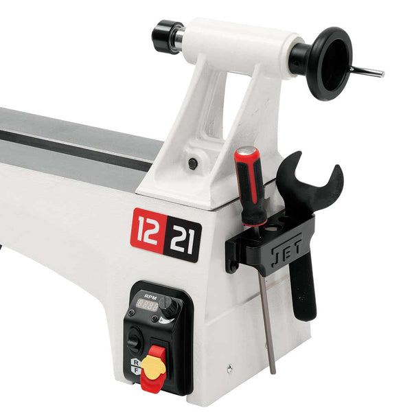 JET JWL-1221VS 12-Inch by 21-Inch Variable Speed Wood Lathe - Woodworking