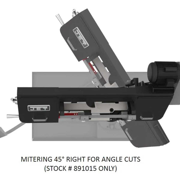 JET 891020 EHB-8VSM 8" X 13" Elite Durable Variable Speed Mitering Bandsaw