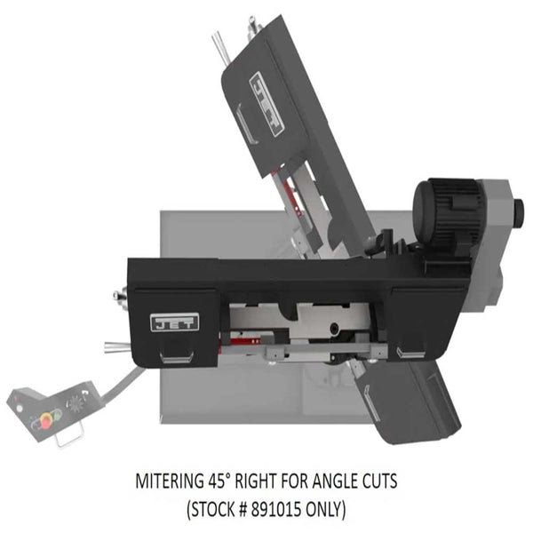 JET 891060 EHB-1018V 230V 10" x 18" 2 HP Single Phase Variable Speed Bandsaw