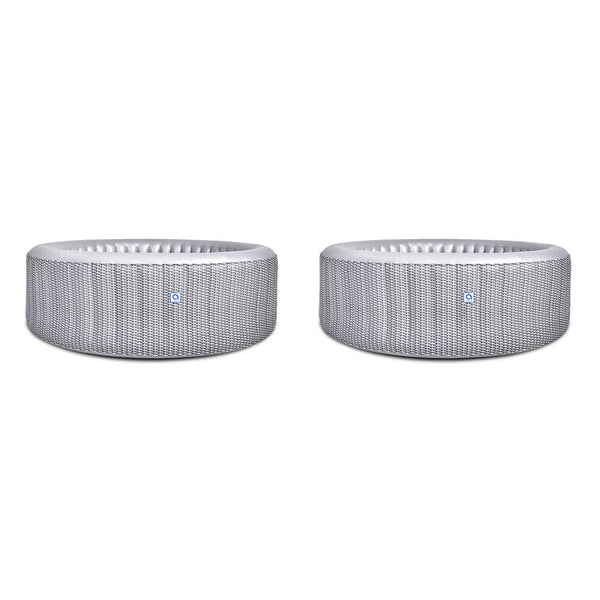 Jleisure Avenli 800L 53″ 4 Person Inflatable Hot Tub Spa (2 Pack)