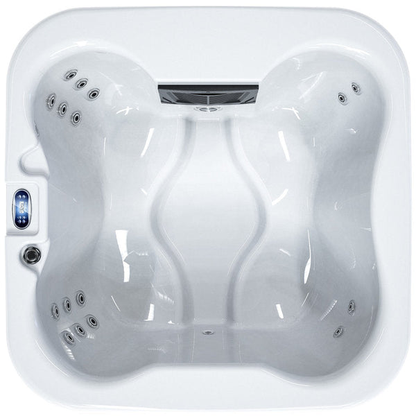 Luxuria Spas 120 Volt 4 – Person 55 – Jet Square Plug & Play Hot Tub with Ozonator
