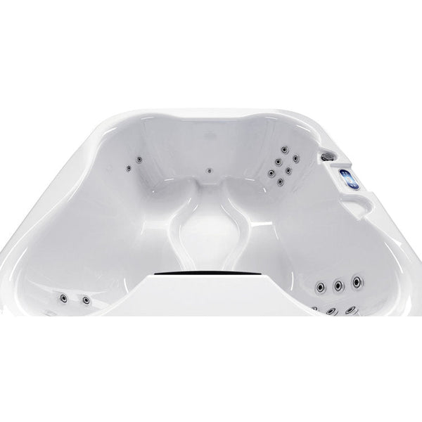 Luxuria Spas 120 Volt 4 – Person 55 – Jet Square Plug & Play Hot Tub with Ozonator