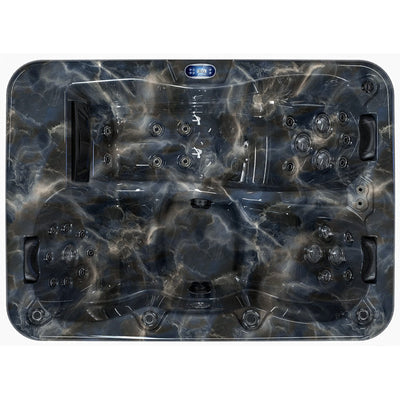 Luxuria Spas 220 Volt 3 – Person 55 – Jet Rectangle Plug & Play Hot Tub with Ozonator