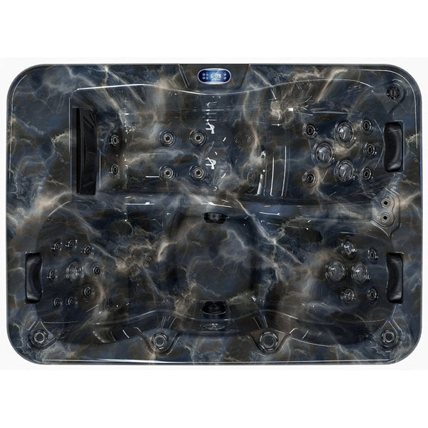 Luxuria Spas 220 Volt 3 – Person 55 – Jet Rectangle Plug & Play Hot Tub with Ozonator