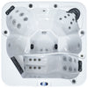 Luxuria Spas 220 Volt 6 – Person 55 – Jet Square Plug & Play Hot Tub with Ozonator