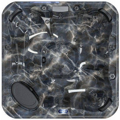 Luxuria Spas 220 Volt 7 – Person 55 – Jet Square Plug & Play Hot Tub with Ozonator
