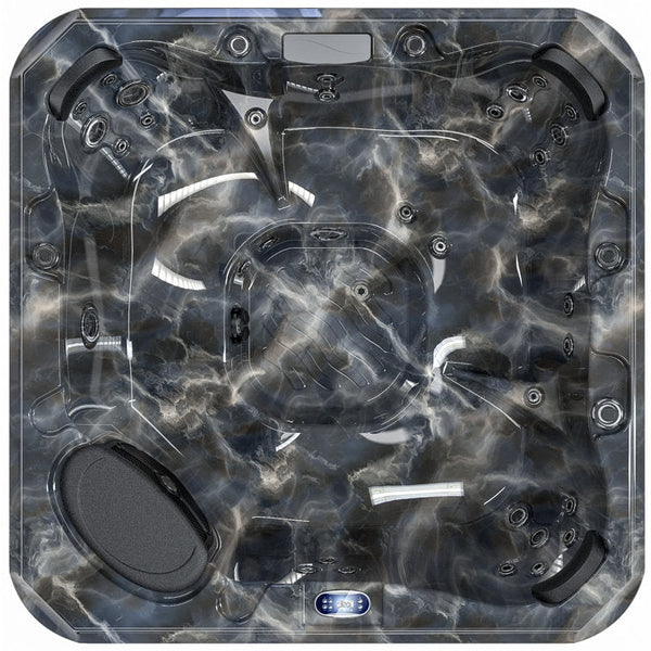 Luxuria Spas 220 Volt 7 – Person 55 – Jet Square Plug & Play Hot Tub with Ozonator