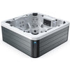Luxuria Spas 240 Volt 7 – Person 55 – Jet Square Plug & Play Hot Tub with Ozonator and Built-In Speaker