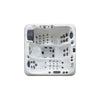 Luxuria Spas 4 – Person 51 – Jet Acrylic Square Hot Tub with Ozonator