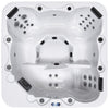Luxuria Spas 6 – Person 55 – Jet Acrylic Rectangular Hot Tub with Ozonator in Mocha