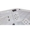 Luxury Spas 5 – Person 52 – Jet Acrylic Square Hot Tub with Ozonator in Gray