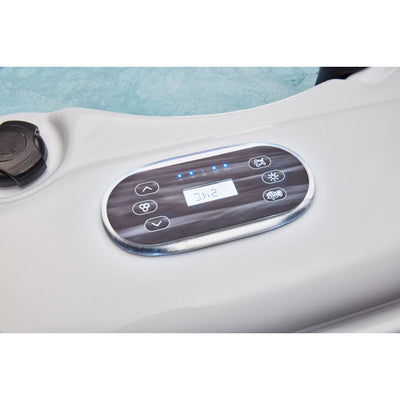 Luxury Spas 61 – Jet Acrylic Square Hot Tub with Ozonator in Gray