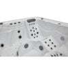 Luxury Spas 77 – Jet Acrylic Square Hot Tub with Ozonator in Gray