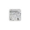Luxury Spas 77 – Jet Acrylic Square Hot Tub with Ozonator in Gray