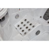 Luxury Spas 77 – Jet Acrylic Square Hot Tub with Ozonator in Gray
