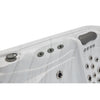 Luxury Spas 77 – Jet Acrylic Square Hot Tub with Ozonator in Gray