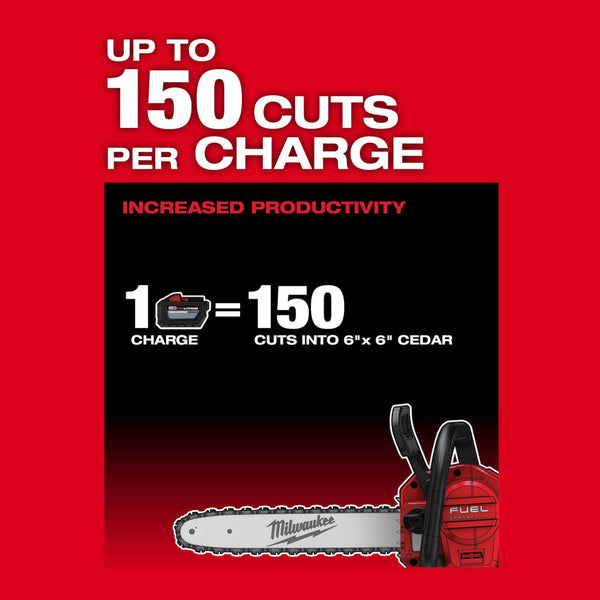 Milwaukee 2727-20C M18 FUEL 14" Ergonomic Cordless Chainsaw - Bare Tool