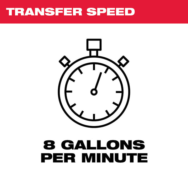 Milwaukee 2771-20x5SK M18 18V Transfer Pump Bundle