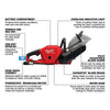 Milwaukee 2786-20 M18 FUEL 18V 9 Inch Cut-Off Saw w/ ONE-KEY - Bare Tool