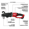 Milwaukee 2809-20 M18 FUEL 18V 1/2 Inch Super Hawg Right Angle Drill - Bare Tool