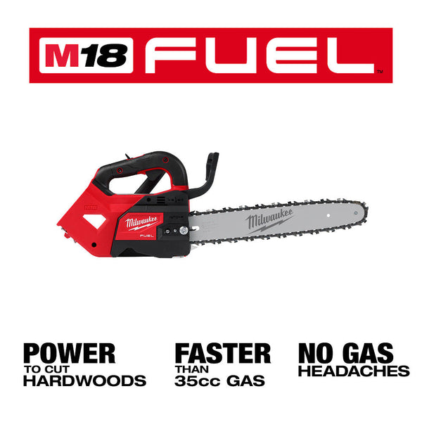 Milwaukee 2826-20TCH M18 FUEL 18V 14" Top Handle Chainsaw - Bare Tool w/ Chain