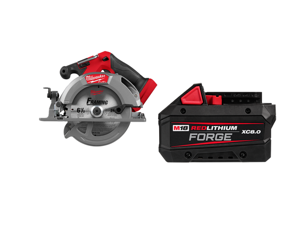 Milwaukee 2833-20x8 M18 FUEL 18V 6-1/2" Circular Saw w/ 8AH Battery