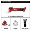 Milwaukee 2836-20 M18 FUEL 18V Cordless Li-Ion Oscillating Multi-Tool -Bare Tool