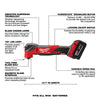 Milwaukee 2836-21 M18 FUEL 18V Cordless Li-Ion Oscillating Multi Tool Kit