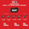 Milwaukee 2888-20 M18 FUEL 18V 4-1/2" / 5" Cordless Paddle Grinder - Bare Tool