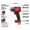 Milwaukee 2960-20GR M18 FUEL 18V 3/8" Li-Ion Impact Wrench w/ 4-1/2"-6" Grinder