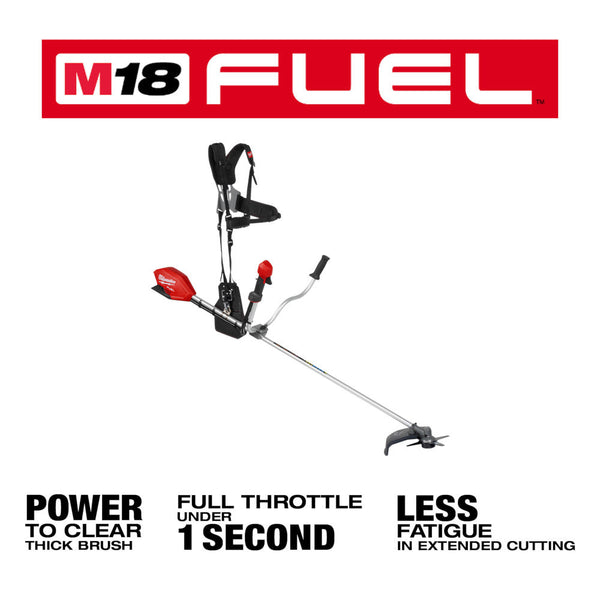 Milwaukee 3015-20 M18 FUEL 18V Brushless Cordless Brush Cutter - Bare Tool