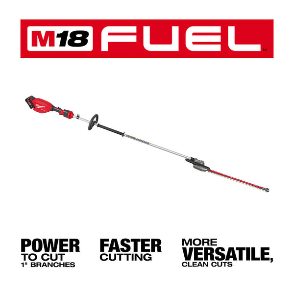 Milwaukee 3035-21 M18 FUEL 18V Extended Pole Articulating Hedge Trimmer Kit