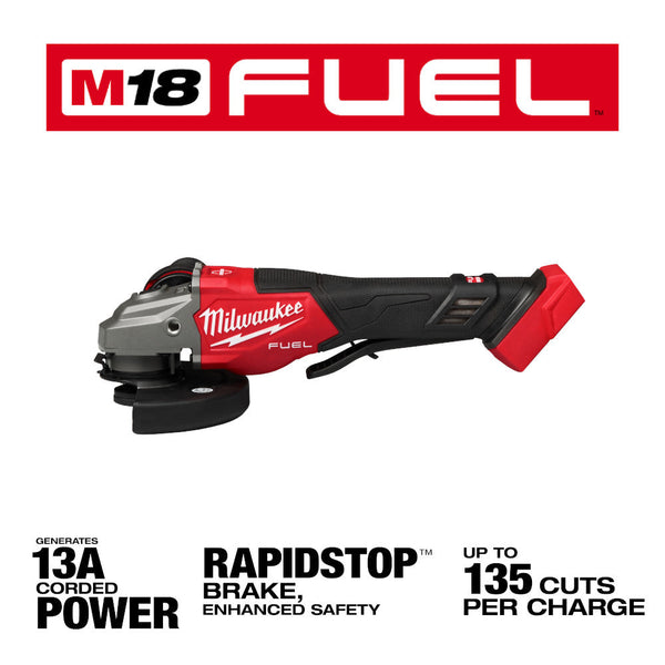 Milwaukee 3670-20 M18 FUEL 6 Inch Paddle Grinder and 2880-20 Grinder