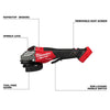 Milwaukee 3670-20 M18 FUEL 6 Inch Paddle Grinder and 2880-20 Grinder