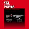 Milwaukee 3670-20x8 M18 FUEL 4-1/2"-6" Grinder Paddle Switch w/ 8AH Battery