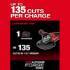 Milwaukee 3670-20x8 M18 FUEL 4-1/2"-6" Grinder Paddle Switch w/ 8AH Battery