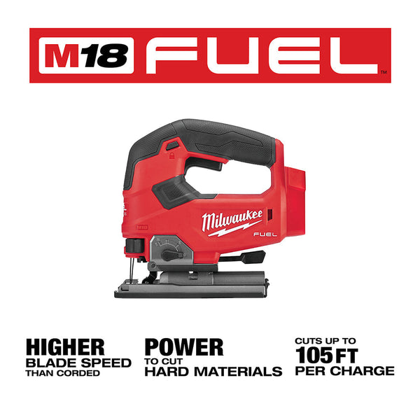 Milwaukee 3697-22JIG M18 FUEL 18V Cordless 2-Tool Combo Kit w/ M18 Jig Saw