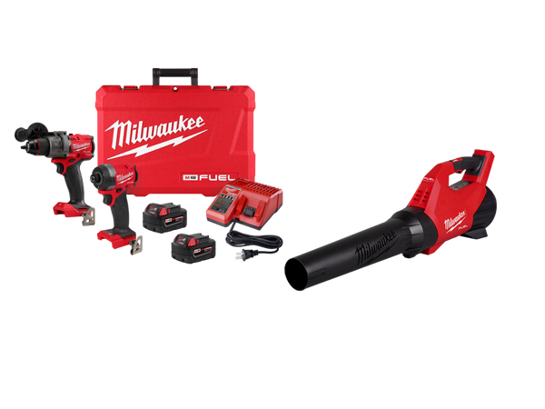 Milwaukee 3697-22XBWR M18 FUEL 18V 2-Tool Combo Kit w/ M18 Blower