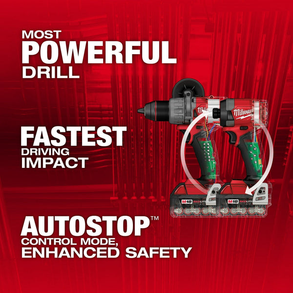 Milwaukee 3697-22XBWR M18 FUEL 18V 2-Tool Combo Kit w/ M18 Blower