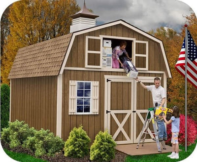 Millcreek 12×16 Wood Storage Shed Kit – ALL Pre-Cut