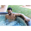 Mspa, Carlton, Muse Series, Self-Inflatable Hot Tub & Spa, Hydromessage Jets & Air Bubble System, Round – 4 Persons