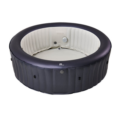 Mspa, Carlton, Muse Series, Self-Inflatable Hot Tub & Spa, Hydromessage Jets & Air Bubble System, Round – 4 Persons