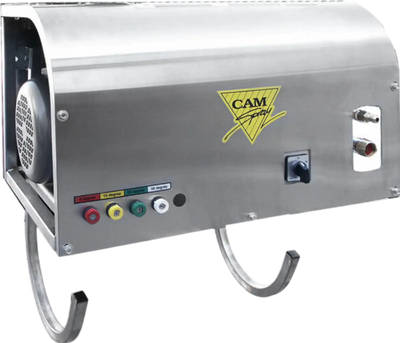 Cam Spray 3000WM/SS Pressure Washer 208V Electric Powered Deluxe Wall Mount Cold Water 4 GPM 3000 PSI New