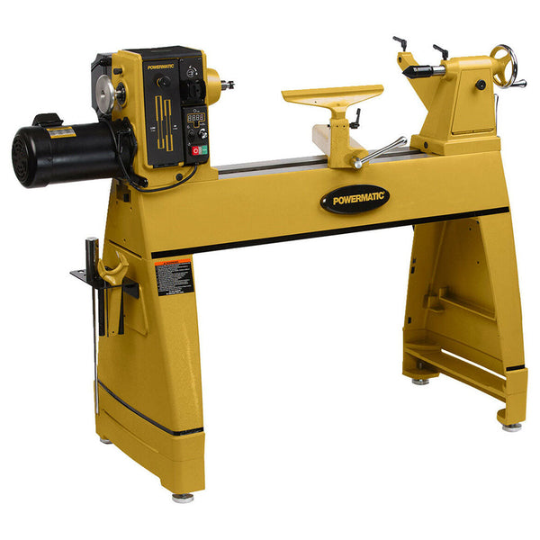 Powermatic 1353001 230V 2-HP 3520C Single Phase Woodworking Lathe w/ Risers