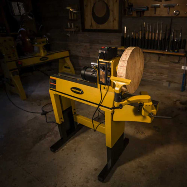 Powermatic 1792014AK 2014 115V/230V 1 HP Heavy Duty Cast Iron Lathe w/ Stand