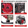 Simpson SCGH5500 Industrial Generator 4500/5500W Gasoline Honda GX270 Engine New